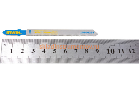 Пилка T118G (5 шт; 6TPI; HSS) для электролобзика Irwin 10504234