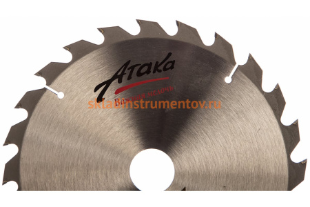 Диск пильный (205 мм; 24T; 30 мм) по дереву профи АТАКА 8078770