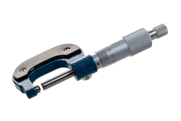 Трубный микрометр МТ- 25 0,01 со сферической пяткой МИК Micron 450485