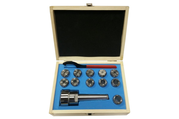 Патрон цанговый MSB5-ER32, хвостовик конус Морзе, DIN228-A, с набором цанг 11 шт. 4-20 мм M24 GRIFF b220340