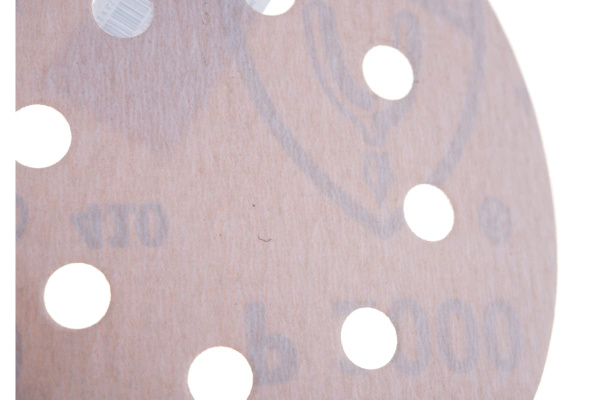 Круг шлифовальный на липучке для обработки красок, лаков и шпаклевок (125 мм; Р1000; 8 отверстий) KLINGSPOR 307111