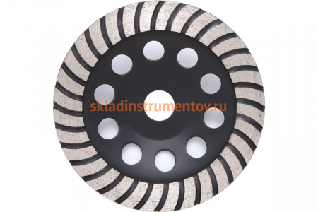 Чашка алмазная двухрядная Турбо (180х22.2 мм) TRIO-DIAMOND TCW152