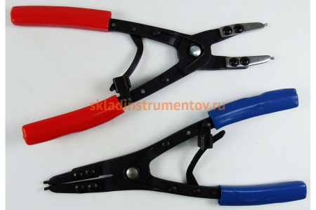 Съемник стопорных колец 2 шт со сменными носами 10" AE&T TA-H1036 Съемник стопорных колец 2 шт со сменными носами 10" AE&T TA-H1036