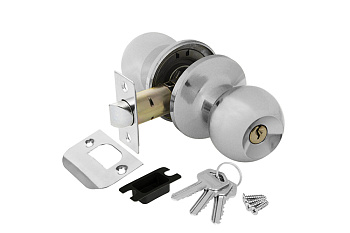 Ручка защелка AJAX 6082 CP-E кл./фик. хром 39527