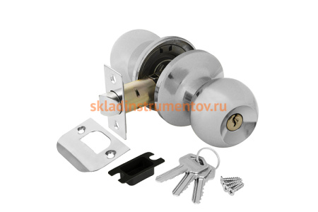 Ручка защелка AJAX 6082 CP-E кл./фик. хром 39527