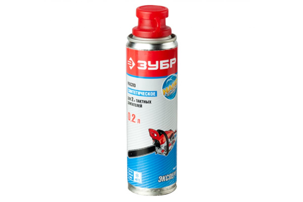 Масло синтетическое "УЛЬТРА" для двухтактных двигателей 0.2 л Зубр ЗМД-2Т-У