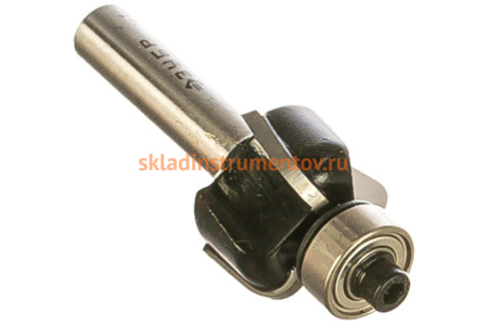 Фреза кромочная калевочная №2 ПРОФЕССИОНАЛ (22.2х13х58 мм; R4.8 мм; хвостовик 8 мм) Зубр 28785-22.2