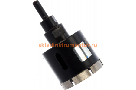 Коронка алмазная по керамограниту, серебряная пайка (60 мм) TRIO-DIAMOND GCB767