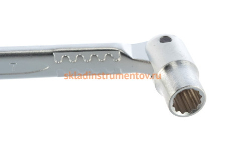 Торцевой прямой шарнирный ключ 6х7мм, 176мм JTC-3964