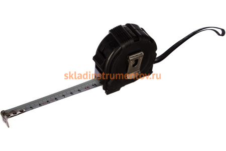 Рулетка 5 м х 19 мм Black MATRIX 31014