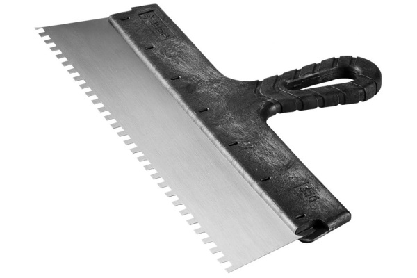 Фасадный зубчатый шпатель 300 мм Зубр СТАНДАРТ 10053-30