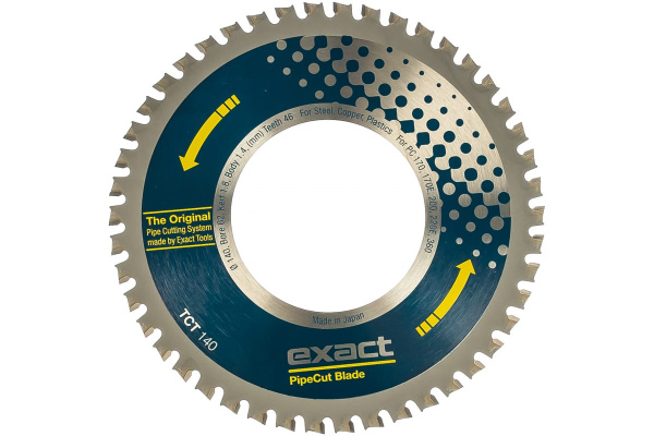 Диск ТСТ для электротруборезов Pipecut (140х62 мм) Exact 7010486