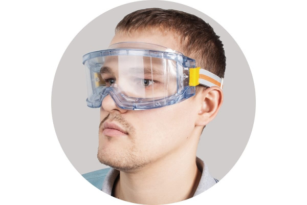 Защитные закрытые очки c ацетатной линзой JetaSafety JSG03 Защитные закрытые очки c ацетатной линзой JetaSafety JSG03