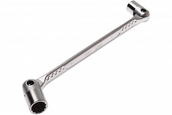 Торцевой прямой шарнирный ключ 10х12мм, 204мм JTC-3935