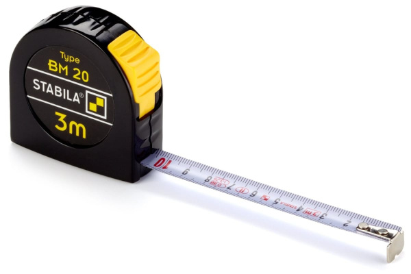 Рулетка STABILA тип BM 20 3м х 12,5мм 16445