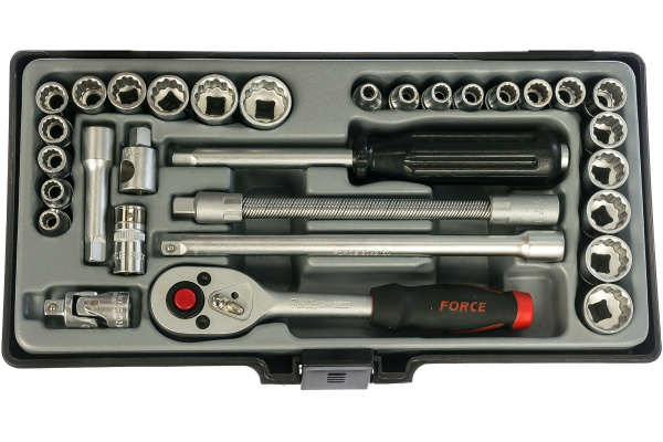 Набор инструментов с 12-ти гранными головками FORCE 2312