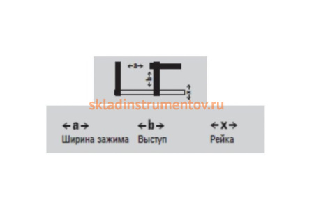 Струбцина 120/60 BESSEY BE-TPN12BE