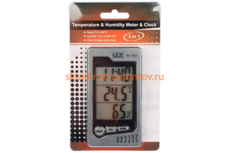 Термо-гигрометр СЕМ DT-322 481707