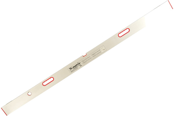 Алюминиевое правило с уровнем, L-2,0 м, 2 ручки MATRIX 89637