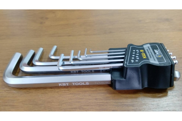 Набор шестигранных ключей с шаром КВТ КШ-9 78368