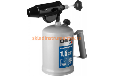 Паяльная стальная лампа СИБИН 1,5 л 40670 Паяльная стальная лампа СИБИН 1,5 л 40670