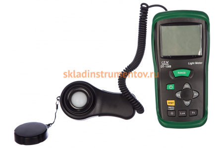Измеритель уровня освещения (люксметр) СЕМ DT-1308 480243