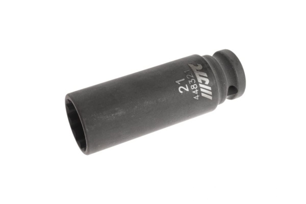 Головка торцевая 1/2” 21 12-ти гранная ударная тонкостенная L=82мм JTC 448321