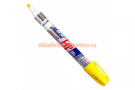 Маркер для замасленных поверхностей Markal Pro-Line HP, 3 мм, жёлтый 96961