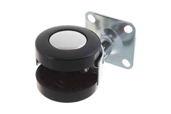 Колесная опора с тормозом, с площадкой для крепления JET 320B D51мм FU320B.051BL99