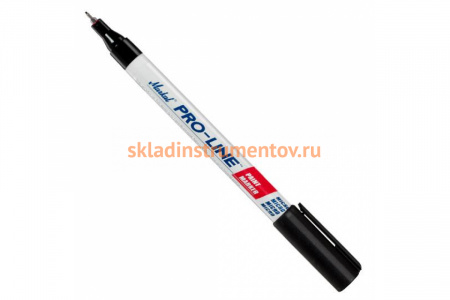 Маркер-краска с тонким наконечником Markal Pro-Line Micro, промышленный, 0,8 мм, чёрный 96890