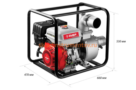 Мотопомпа ЗУБР ЗБМП-1600 Мотопомпа ЗУБР ЗБМП-1600