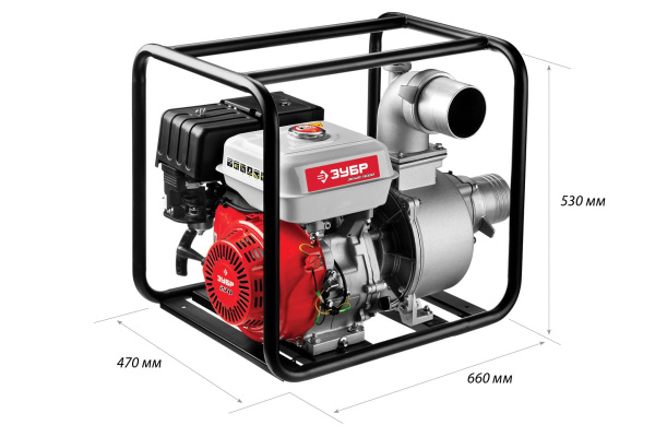 Мотопомпа ЗУБР ЗБМП-1600 Мотопомпа ЗУБР ЗБМП-1600