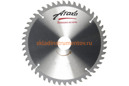 Диск пильный по алюминию и пластику (355х25.4 мм; 100T; ч/рез отриц.) АТАКА 8077970