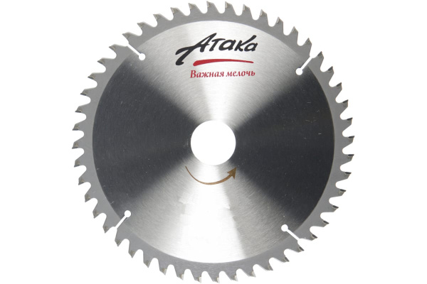 Диск пильный по алюминию и пластику (355х25.4 мм; 100T; ч/рез отриц.) АТАКА 8077970