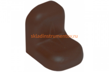 Уголок с заглушкой MFK-TORG 20х20х16х1.2 венге 4 20 20 4