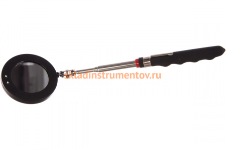 Смотровое круглое зеркало на телескопической рукоятке со светодиодной подсветкой WDK-65452 WIEDERKRAFT