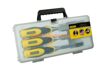 Набор стамесок 3 шт Stanley DYNAGRIP 2-16-887