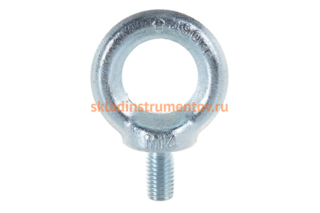 Рым-болт DIN 580 оцинкованный 6 шт. (М14; ТФ5) Зубр 4-304315-14 Рым-болт DIN 580 оцинкованный 6 шт. (М14; ТФ5) Зубр 4-304315-14