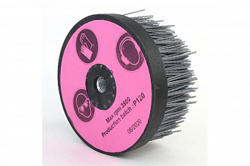 Щетка чашечная нейлоновая 3-104 (140 мм; P120) для УПМ/УШМ ОСБОРН TAZ140TYM14P120