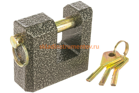 Навесной замок СИБРТЕХ ЗН2-3, 70 мм 91605