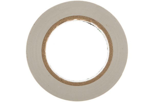 Изолента ПВХ HAUPA цвет серый, шир.15мм, длина 10 м, d 60 мм 263804