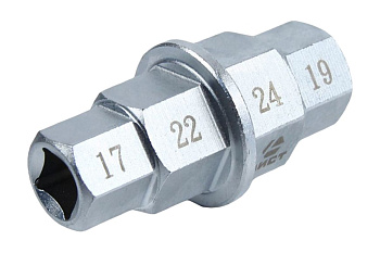 Многофункциональный ключ AIST 4 в 1 17х19х22х24 мм 3/8 6-тигранный 67411410 00-00015710
