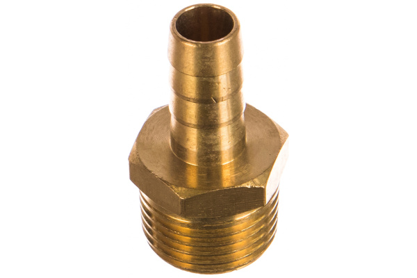 Штуцер пневматический (1/2"M - елочка 10 мм) ЭВРИКА ER-MH08/06