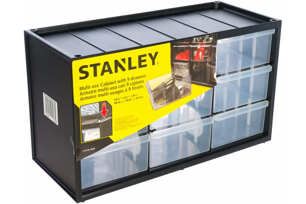 Органайзер c 9-ю большими выдвижными отделениями Stanley 1-93-978