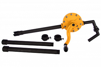 Ручной роторный бочковый насос для антифриза, кислот, щелочей, AdBlue, 250мл/об GROZ GR44191 - PRP/01