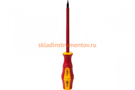 Отвертка диэлектрическая Ultra Grip SL 5,5 х 125 мм CR-V КОБАЛЬТ 646-454