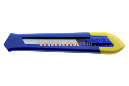 Нож с сегментированым лезвием Irwin 18мм, 24шт. 10506547