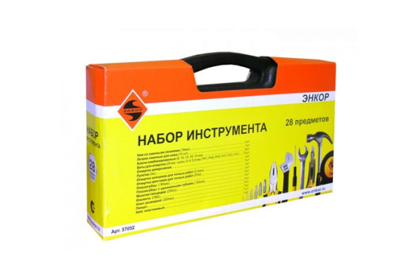 Набор инструментов, 28 предметов Энкор 57052
