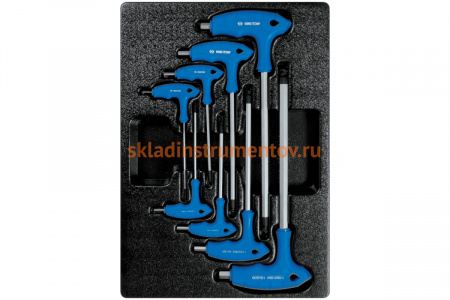 Ложемент для наборов L-образных ключей 9-22108MR, 9-22308PR, PVC KING TONY 84710920B