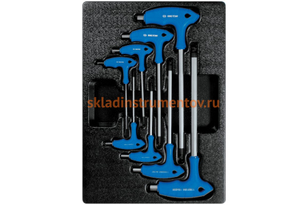Ложемент для наборов L-образных ключей 9-22108MR, 9-22308PR, PVC KING TONY 84710920B Ложемент для наборов L-образных ключей 9-22108MR, 9-22308PR, PVC KING TONY 84710920B